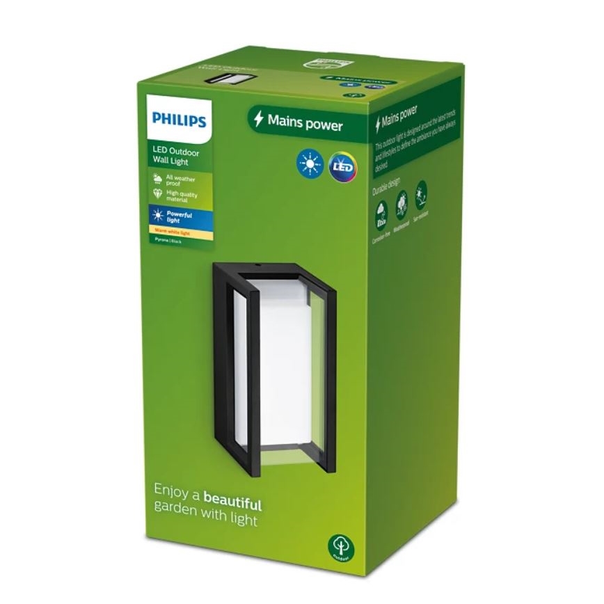 Philips - LED vägglampa för utomhusbruk PYRONA LED/12W/230V IP44