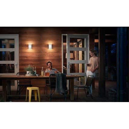 Philips - LED vägglampa för utomhusbruk PYTHON LED/3,8W/230V IP44