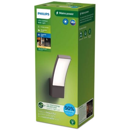 Philips - LED vägglampa för utomhusbruk SPLAY LED/3,8W/230V IP44