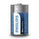 Philips LR20E2B/10 - 2 st Alkaliska batterier D ULTRA ALKALINE 1,5V 15000mAh