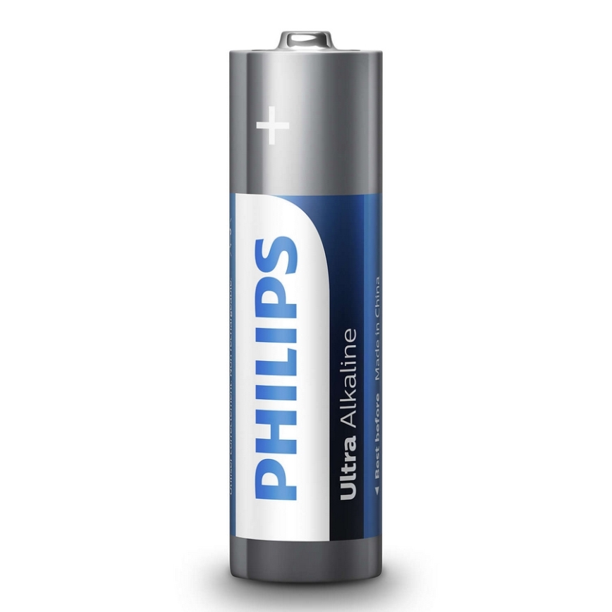 Philips LR6E4B/10 - 4st Alkaliska batterier AA ULTRA ALKALINE 1,5V 2800mAh