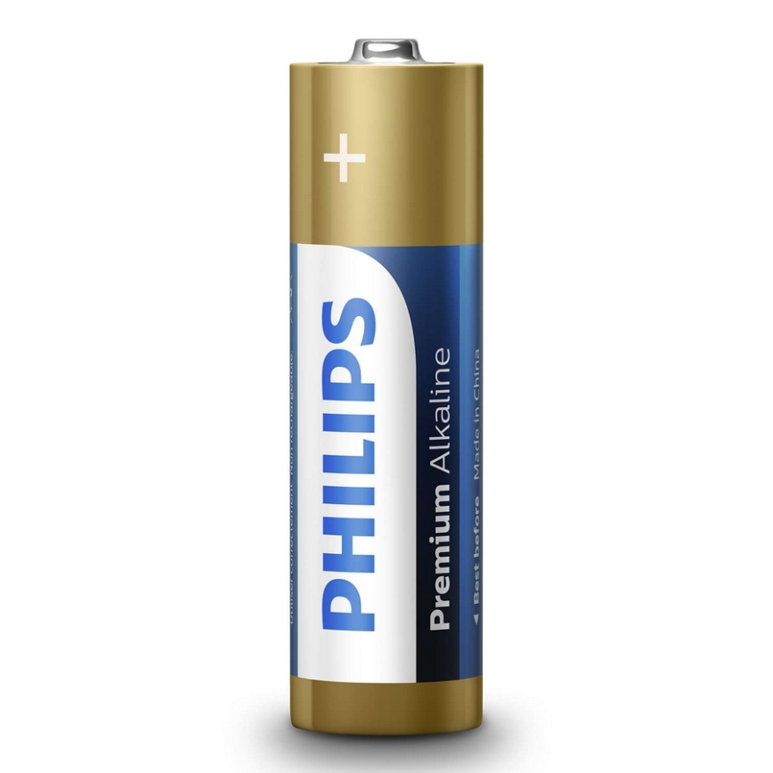 Philips LR6M4B/10 - 4 st AA-batterier PREMIUM ALKALINE 1,5V 3200mAh