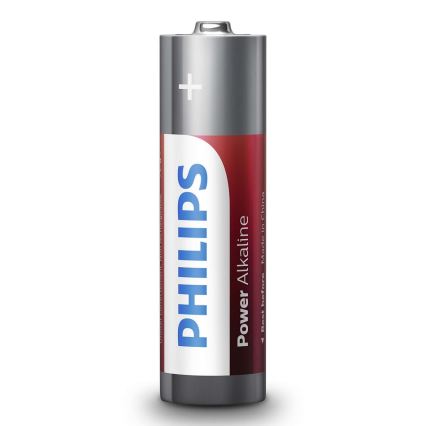 Philips LR6P4F/10 - 4st Alkaliska batterier AA POWER ALKALINE 1,5V 2600mAh