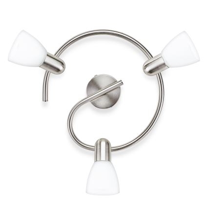 Philips Massive - Spotbelysning 3xE14/40W matt krom