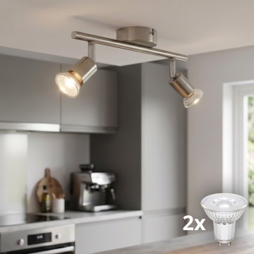 Philips Massive - LED-spott 2xGU10/50W/230V