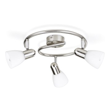 Philips Massive - Spotbelysning 3xE14/40W matt krom