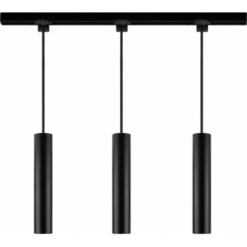Philips - Pendellampa med stållina för EASYLINK-skensystem 3xGU10/7W/230V 157 cm svart