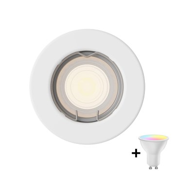 Philips - PERIDOT LED RGBW dimbar infälld takarmatur 1xGU10/6,5W/230V 2700-6500K vit