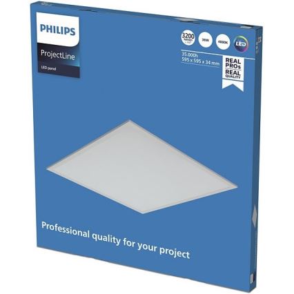 Philips - LED-panel för undertak PROJECTLINE LED/36W/230V 59,5x59,5 cm