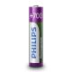 Philips R03B4A70/10 - 4st Laddningsbara Batterier AAA MULTILIFE NiMH/1,2V/700 mAh