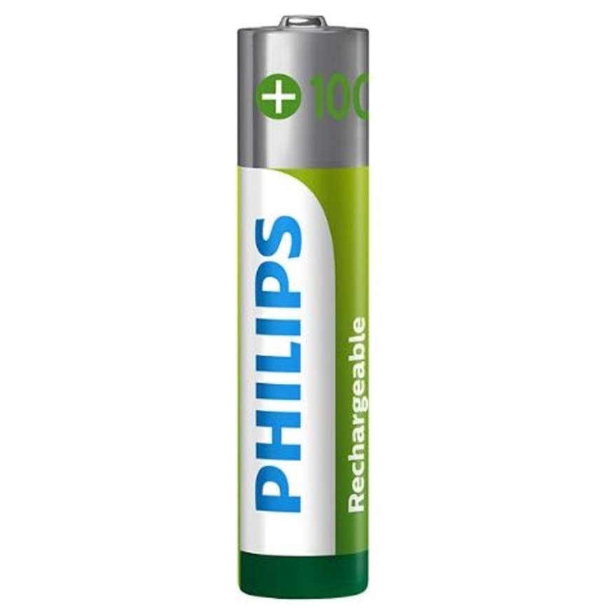 Philips R03B4RTU10/10 - 4 st uppladdningsbara batterier AAA NiMH/1,2V/1000 mAh