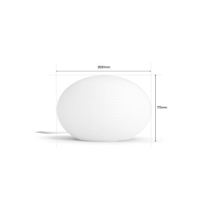 Philips - LED RGB dimmbar bordslampa Hue FLOURISH White And Color Ambiance 1xE27/8,1W/230V 1000-20000K