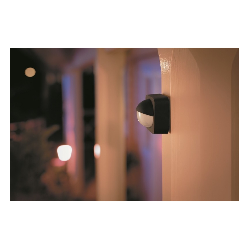 Philips - Hue FLUX LED RGBW dimbar utomhusremsa 5 m LED/30 W/230 V 2200–6500 K IP67 + rörelsesensor