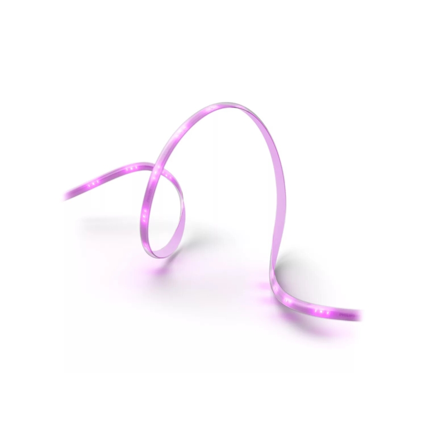 Philips – dimbar RGBW LED-remsa Hue WHITE AND COLOR AMBIANCE, 5 m, 20 W/230 V, 2000–6500 K