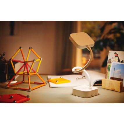 Philips - LED dimbar touchbordslampa ROCK LED/5W/5V 1800 mAh