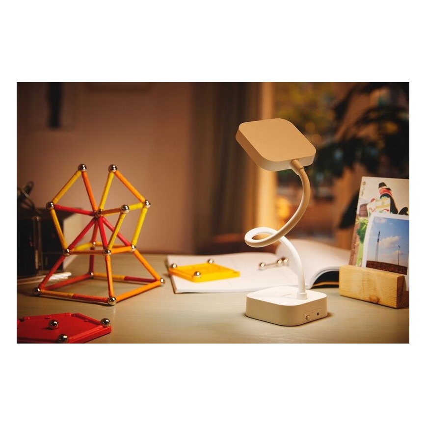 Philips - LED dimbar touchbordslampa ROCK LED/5W/5V 1800 mAh