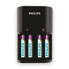 Philips SCB1450NB/12 - Batteriladdare MULTILIFE 4xAAA 800 mAh 230V