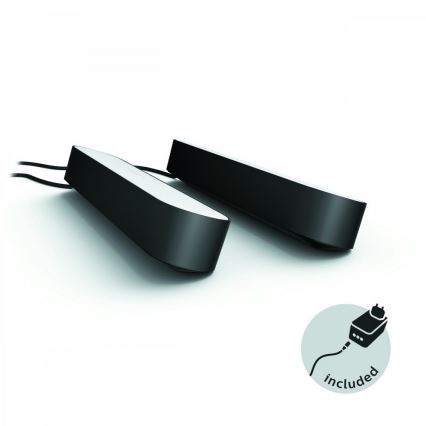 Philips - SET 2x LED RGB Dimbar Skrivbordslampa Hue PLAY  Vit WACA 6W/230V