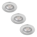 Philips - SET 3x LED Dimbar Badrumsbelysning DIVE LED/5W/230V IP65