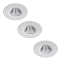 Philips - SET 3x LED Dimbar Badrumsbelysning LED/5,5W/230V 2700K IP65
