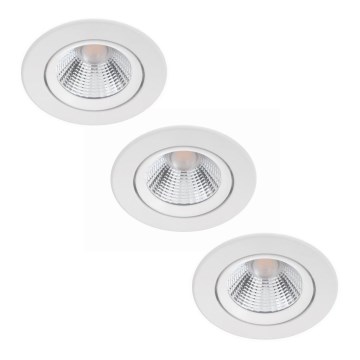 Philips - SET 3x LED Dimbar infälld belysning DIVE LED/5W/230V 2700K