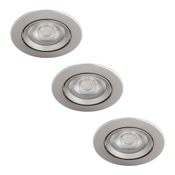 Philips - SET 3x LED Dimbar infälld belysning DIVE LED/5W/230V 2700K