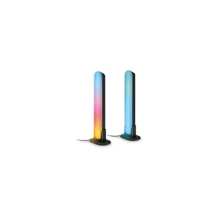 Philips - 2-pack LED RGBIC dimbara armaturer SMART GRADIENT LED/8W/230V 2700-6500K Wi-Fi