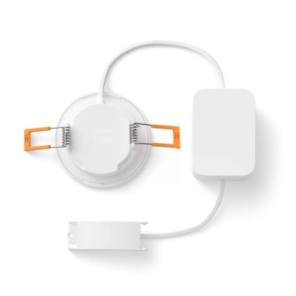 Philips - 2-pack LED RGBW dimbara infällda badrumsarmaturer Hue SLIM LED/8,3W/230V 2000-6500K vit IP44