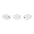 Philips - SET OM 3 dimbara LED infällda taklampor LED/4,5W/230V