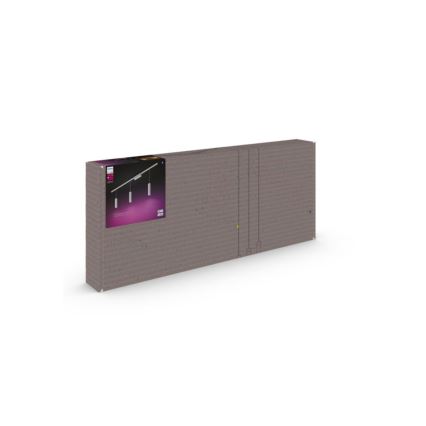 Philips - Set om 3 dimbara LED RGB-pendellampor på vajer för Hue-skensystem PERIFO LED RGB/15,6W/230V 2000-6500K