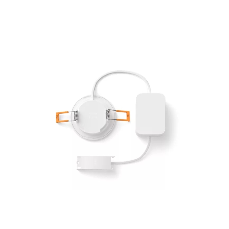 Philips - 3-pack dimbara LED RGBW infällda badrumsarmaturer Hue SLIM LED/8,3W/230V 1000-20000K vit P44