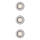 Philips - Set om 3 infällda downlights PERIDOT 1xGU10/7W/230V silver