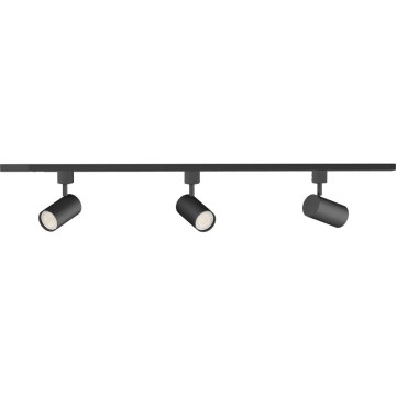 Philips - Spotlampa för skensystemet EASYLINK 3x GU10/7W/230V 1 m svart