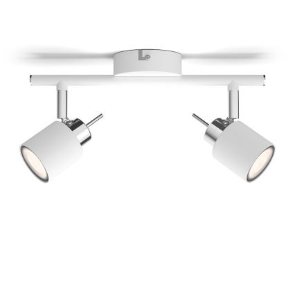 Philips - Spotlight 2xGU10/35W/230V vit