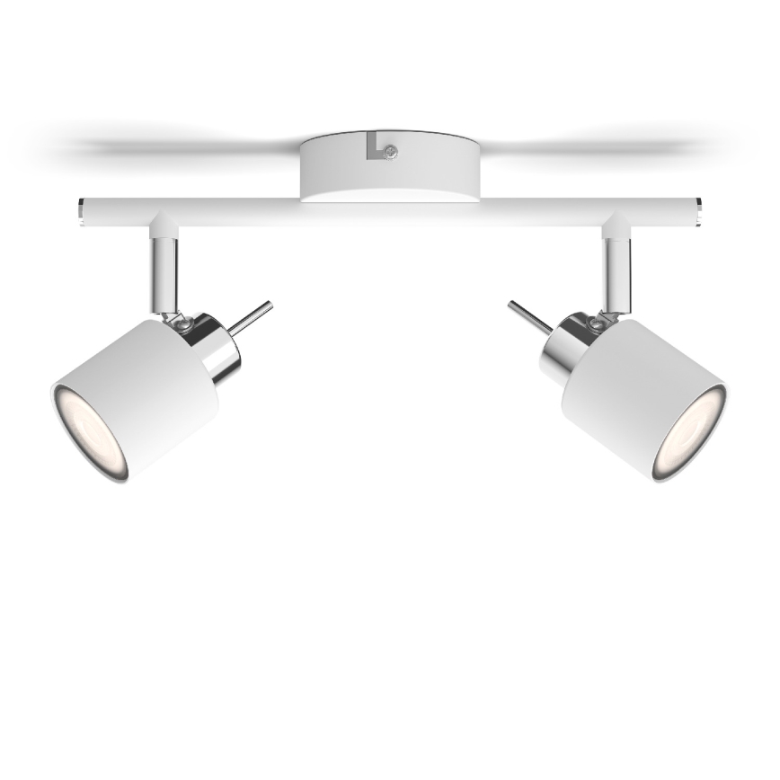 Philips - Spotlight 2xGU10/35W/230V vit