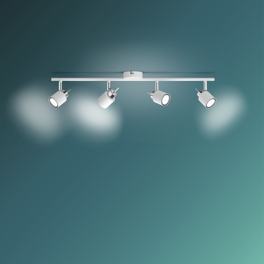 Philips - Spotlight 4xGU10/35W/230V vit