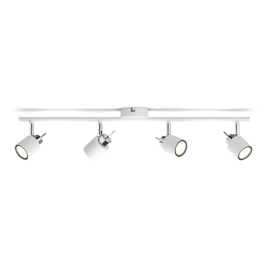 Philips - Spotlight 4xGU10/35W/230V vit