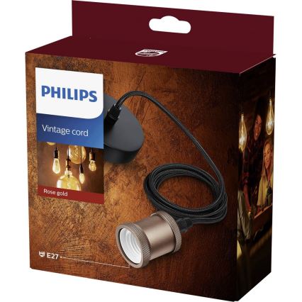 Philips - Strömkabel 1xE27/40W/230V