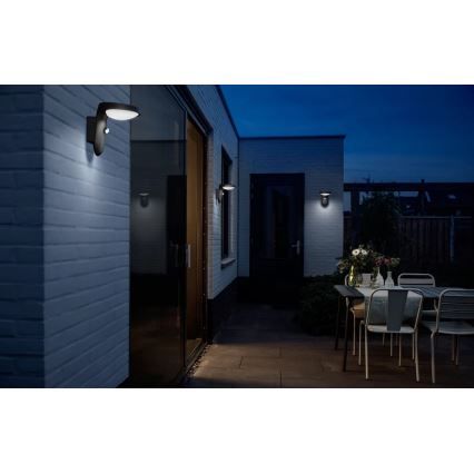 Philips - LED solcellsvägglampa med rörelse- och skymningssensor LED/1,2W/4V 1800 mAh 3000K IP44