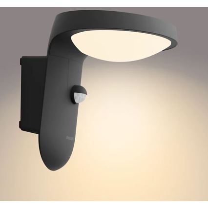 Philips - LED solcellsvägglampa med rörelse- och skymningssensor LED/1,2W/4V 1800 mAh 3000K IP44