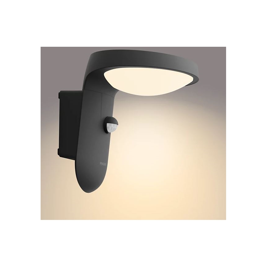 Philips - LED solcellsvägglampa med rörelse- och skymningssensor LED/1,2W/4V 1800 mAh 3000K IP44