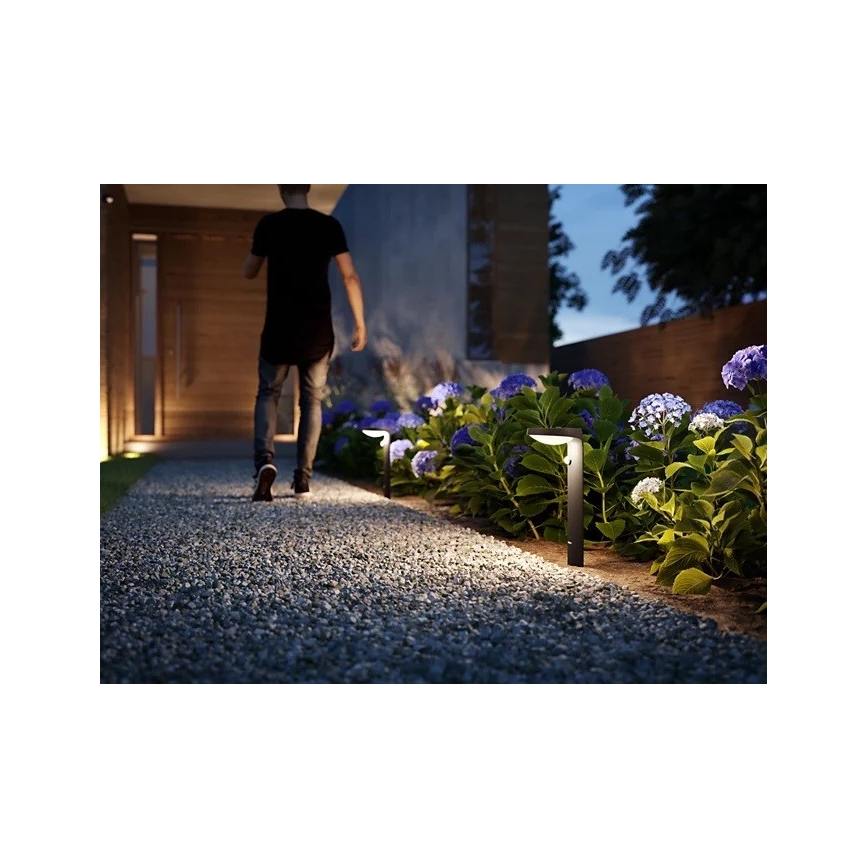 Philips - LED Utomhusbelysning med sensor LED/9W/230V 2700K IP44