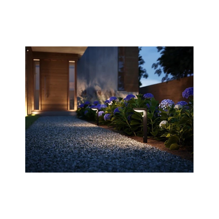 Philips - LED Utomhusbelysning med sensor LED/9W/230V 2700K IP44