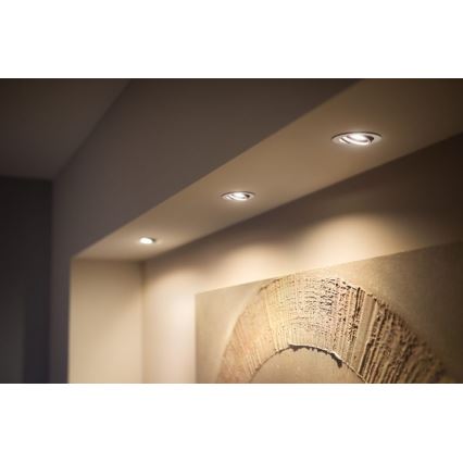 Philips - UPPSÄTTNING 3x LED ljusreglerad upphängd taklampa  Hue MILLISKIN 1xGU10/5,7W/230V 2200-6500K