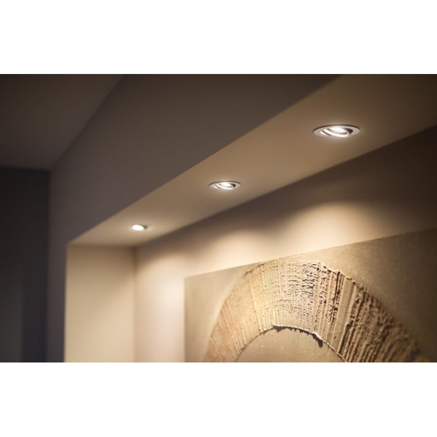Philips - UPPSÄTTNING 3x LED ljusreglerad upphängd taklampa  Hue MILLISKIN 1xGU10/5,7W/230V 2200-6500K