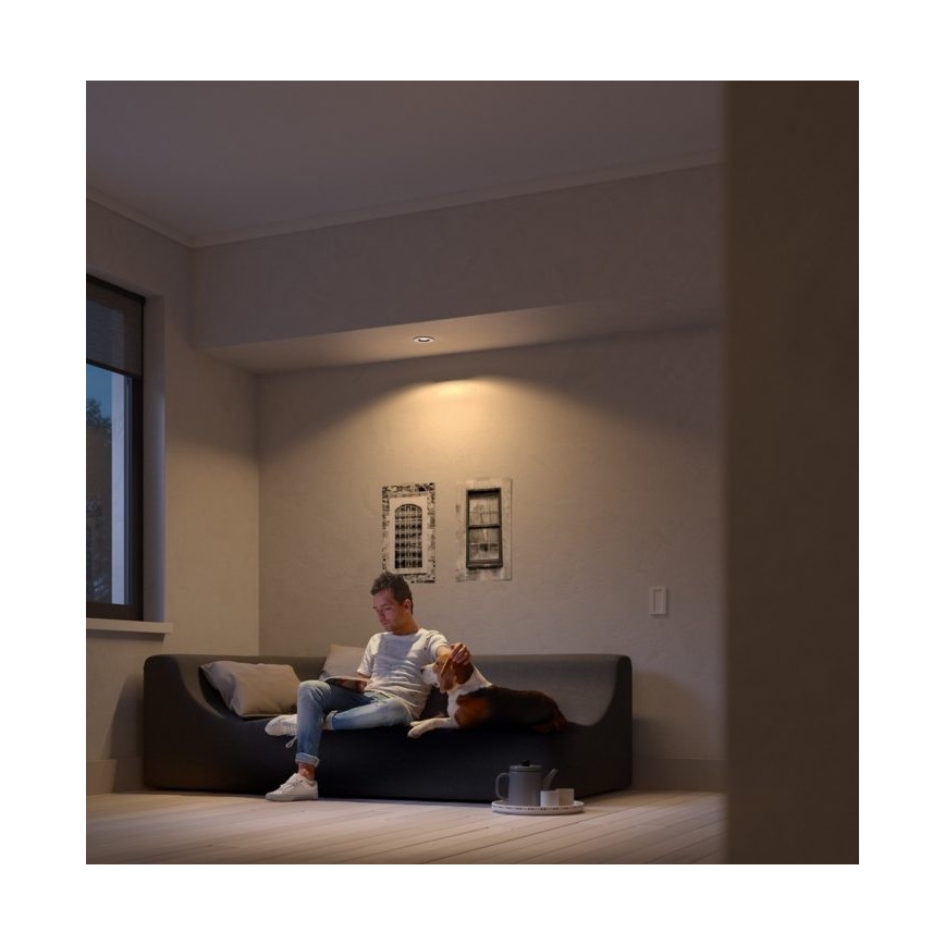 Philips - UPPSÄTTNING 3x LED ljusreglerad upphängd taklampa  Hue MILLISKIN 1xGU10/5,7W/230V 2200-6500K