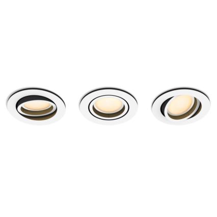 Philips - UPPSÄTTNING 3x LED ljusreglerad upphängd taklampa  Hue MILLISKIN 1xGU10/5,7W/230V 2200-6500K