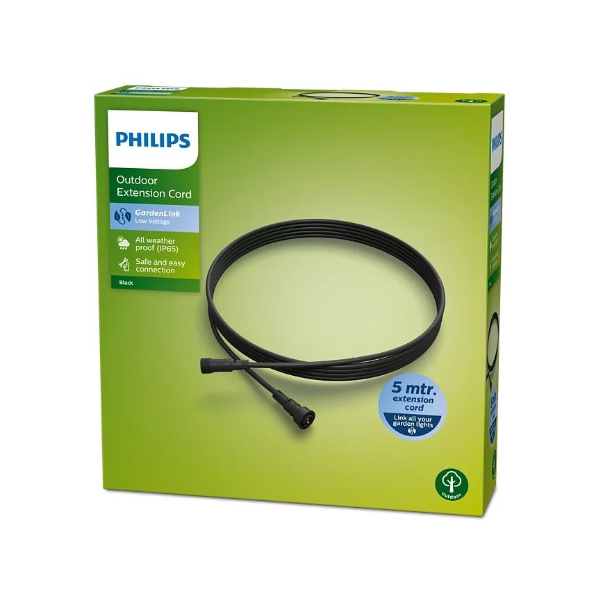Philips - Utomhus förlängningskabel 5m IP65