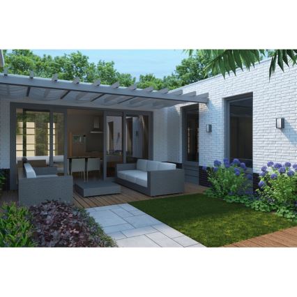 Philips - Utomhus vägglampa  BRIDGE 1xE27/15W/230V IP44