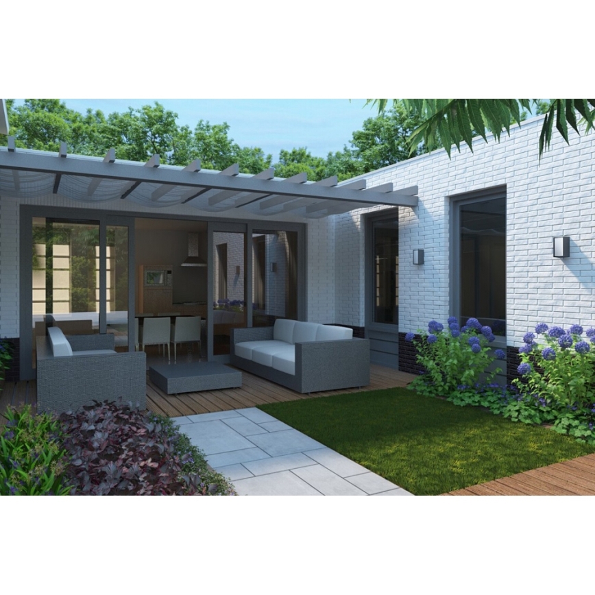 Philips - Utomhus vägglampa  BRIDGE 1xE27/15W/230V IP44